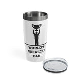 World's Greatest Dad Award with Fighting Kids - Ringneck Tumbler, 20oz