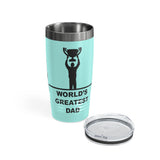 World's Greatest Dad Award with Fighting Kids - Ringneck Tumbler, 20oz