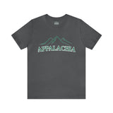Appalachia with Mountains - Unisex Jersey Short Sleeve Tee
