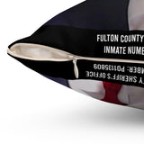 Trump Mugshot - Spun Polyester Square Pillow