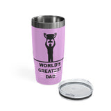 World's Greatest Dad Award with Fighting Kids - Ringneck Tumbler, 20oz