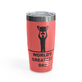 World's Greatest Dad Award with Fighting Kids - Ringneck Tumbler, 20oz