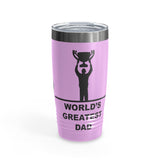 World's Greatest Dad Award with Fighting Kids - Ringneck Tumbler, 20oz