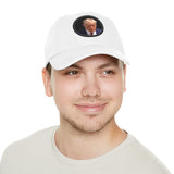 Trump Mugshot - Dad Hat with Leather Patch (Round)