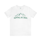 Appalachia with Mountains - Unisex Jersey Short Sleeve Tee
