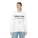 Cumming, Georgia: We not just a funny name - Unisex Crewneck Sweatshirt