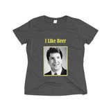 I Like Beer - Women's Heather Wicking Tee