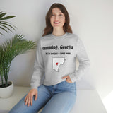 Cumming, Georgia: We not just a funny name - Unisex Crewneck Sweatshirt