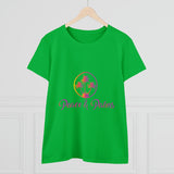 Peace & Palms - Women's Midweight Cotton Tee