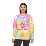 Peace & Palms - Unisex Tie-Dye Sweatshirt