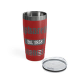 Alpharetta, Georgia - Est. 1858 - Ringneck Tumbler, 20oz