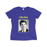I Like Beer - Women's Heather Wicking Tee