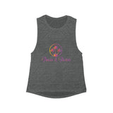 Peace & Palms - Women's Flowy Scoop Muscle Tank