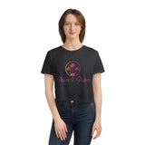 Peace & Palms - Women's Flowy Cropped Tee