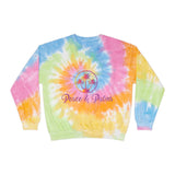 Peace & Palms - Unisex Tie-Dye Sweatshirt