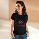 Peace & Palms - Women's Midweight Cotton Tee