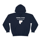 Cumming, Georgia: We're not just a funny name - Unisex Hooded Sweatshirt