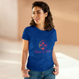 Peace & Palms - Women's Midweight Cotton Tee