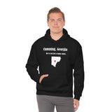 Cumming, Georgia: We're not just a funny name - Unisex Hooded Sweatshirt