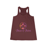 Peace & Palms - Women's Flowy Racerback Tank
