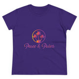 Peace & Palms - Women's Midweight Cotton Tee