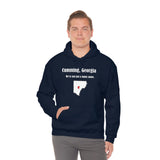 Cumming, Georgia: We're not just a funny name - Unisex Hooded Sweatshirt