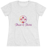 Peace & Palms - Women's Triblend Tee