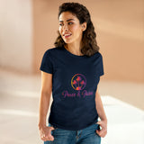 Peace & Palms - Women's Midweight Cotton Tee