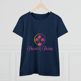 Peace & Palms - Women's Midweight Cotton Tee