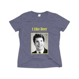 I Like Beer - Women's Heather Wicking Tee