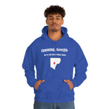 Cumming, Georgia: We're not just a funny name - Unisex Hooded Sweatshirt