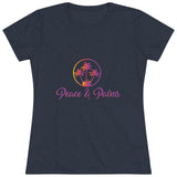 Peace & Palms - Women's Triblend Tee