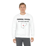 Cumming, Georgia: We not just a funny name - Unisex Crewneck Sweatshirt