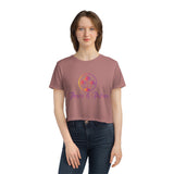 Peace & Palms - Women's Flowy Cropped Tee