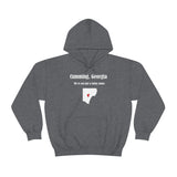 Cumming, Georgia: We're not just a funny name - Unisex Hooded Sweatshirt