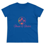 Peace & Palms - Women's Midweight Cotton Tee