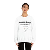 Cumming, Georgia: We not just a funny name - Unisex Crewneck Sweatshirt