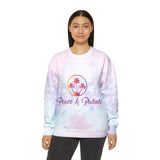 Peace & Palms - Unisex Tie-Dye Sweatshirt