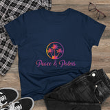Peace & Palms - Women's Midweight Cotton Tee