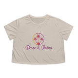 Peace & Palms - Women's Flowy Cropped Tee