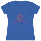 Peace & Palms - Women's Triblend Tee