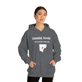 Cumming, Georgia: We're not just a funny name - Unisex Hooded Sweatshirt