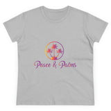 Peace & Palms - Women's Midweight Cotton Tee
