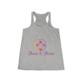 Peace & Palms - Women's Flowy Racerback Tank