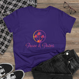 Peace & Palms - Women's Midweight Cotton Tee