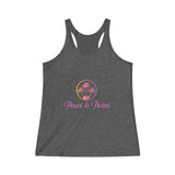 Peace & Palms - Women's Tri-Blend Racerback Tank