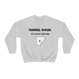 Cumming, Georgia: We not just a funny name - Unisex Crewneck Sweatshirt