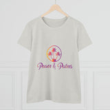 Peace & Palms - Women's Midweight Cotton Tee