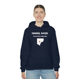 Cumming, Georgia: We're not just a funny name - Unisex Hooded Sweatshirt