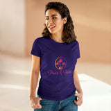 Peace & Palms - Women's Midweight Cotton Tee